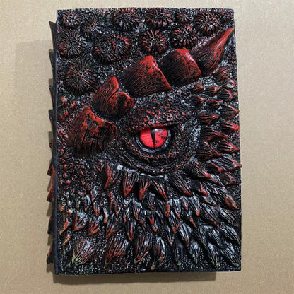 📦Dodání zdarma📦3D texturovaný zápisník Fantasy Dragon Eye